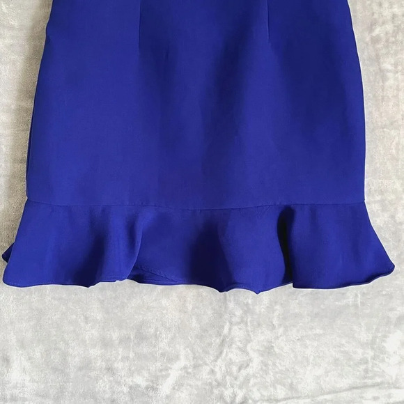 NEW! Lovers Friends Teddy Mini Dress Size S Blue Spaghetti Straps Ruffle Party - Picture 3 of 14